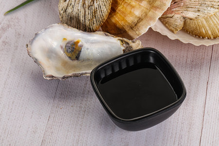 Asian oyster sauce in the bowlの写真素材