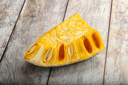 Tropical exotic sweet juicy Jackfruit half