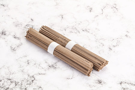 Asian aw soba bukwheat noodle for cooking