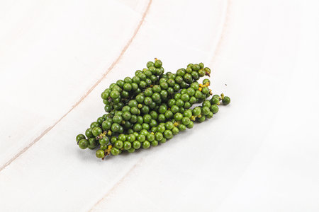 Green pepper corn on the branch heap