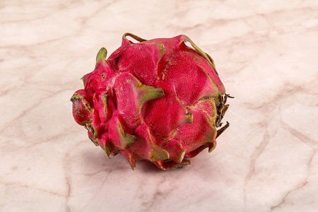 Ripe sweet fresh exotic dragon fruitの写真素材