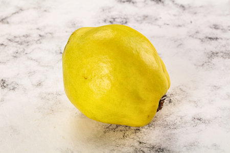 Ripe sweet fresh juicy quince fruitの写真素材