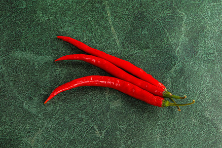 Red hot chilli peppers heap for cooking