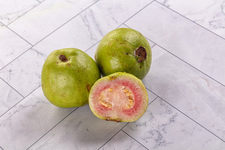 Fresh sweet juisy tropical guava exotic fruit