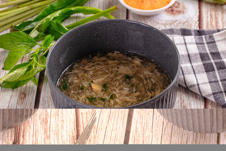 Gourmet Hot Asian crab meat soup