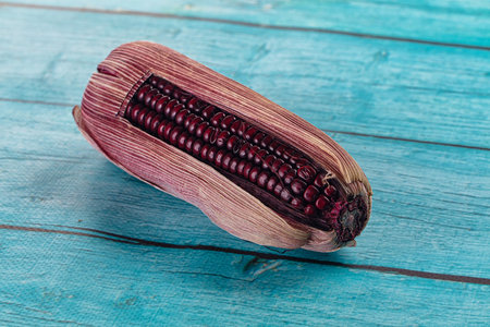 Organic natural Black ripe sweet corn