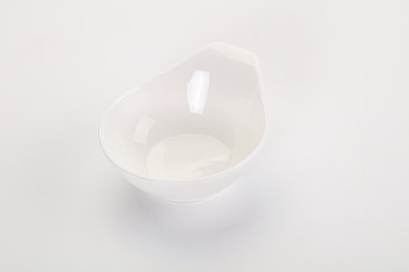 Empty gravy pot for sauce isolated dishwareの写真素材