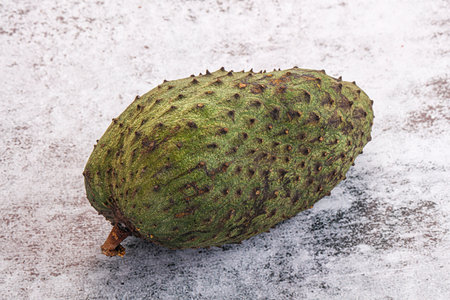 Ripe green sweet juicy soursop fruitの写真素材
