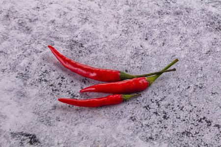 Hot spicy red chili peppers for cooking