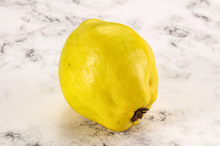 Ripe sweet fresh juicy quince fruitの写真素材