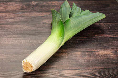Fresh ripe green onion - Leek for cooking