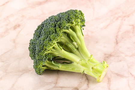 Raw green fresh broccoli cabbage for cooking