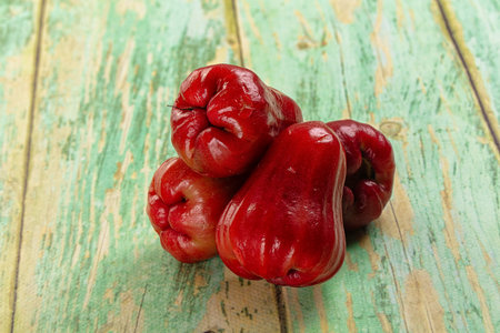 Sweet juicy exotic Chompu apple fruitの写真素材