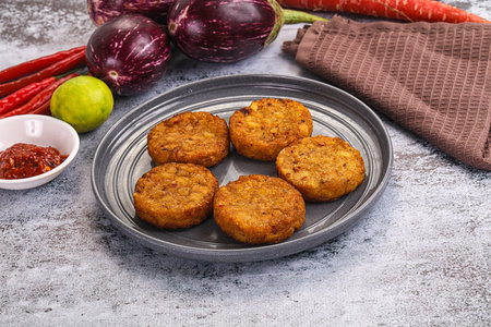 Fried potato crispy golden hash brown pancake