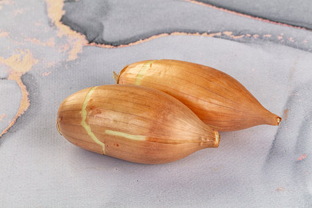 Ripe juicy shallot onion for cooking