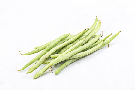 Raw fresh young green bean string