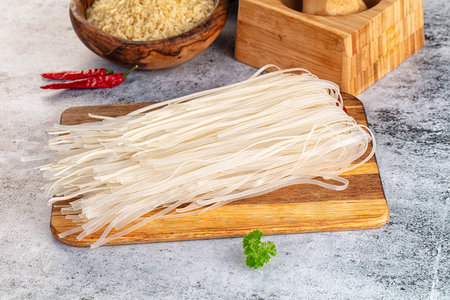 Rice raw dry pho noodles for cooking