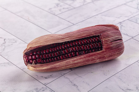 Organic natural Black ripe sweet corn