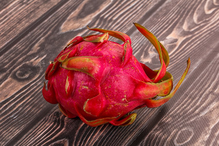 Ripe sweet juicy dragon fruit Pitahayaの写真素材