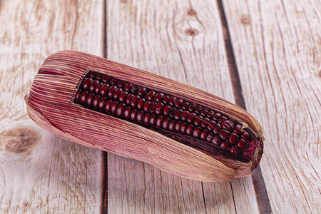 Organic natural Black ripe sweet corn