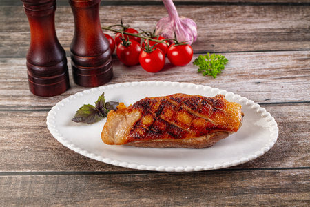 Gourmet Roasted duck breast fillet meatの写真素材