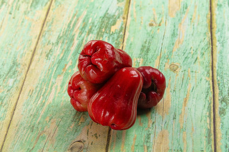 Sweet juicy exotic Chompu apple fruitの写真素材