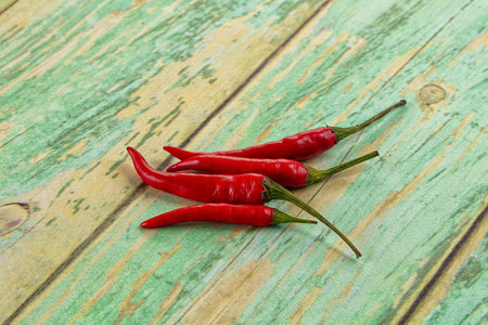 Hot spicy red chili peppers for cooking