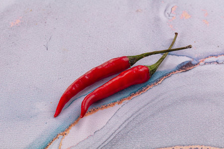 Hot spicy red chili peppers for cooking