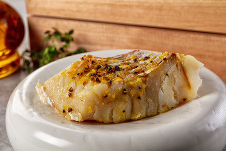 Steamed dietary code fish fillet with spices