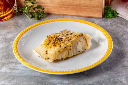Steamed fish fillet with spices