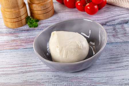 Italian white Mozarella buffalo cheese ball