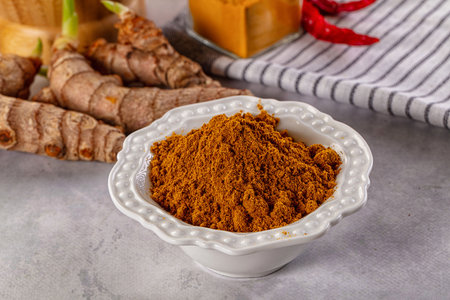 Indian aroma spices - Curry powder heap