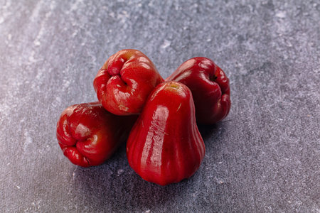 Sweet juicy exotic Chompu apple fruitの写真素材