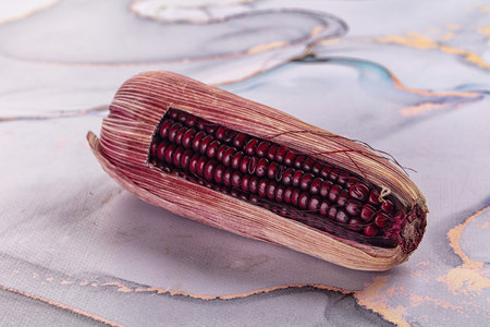 Organic natural Black ripe sweet corn
