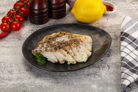 Dietary Baked fish fillet with spices