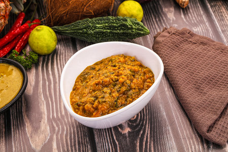 Indian vegan cuisine - Dal Tadka lentil
