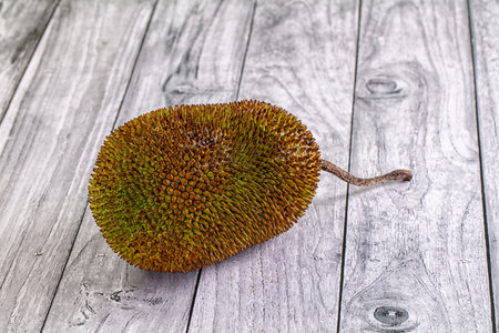 Whole tropical exotic ripe sweet jackfruit