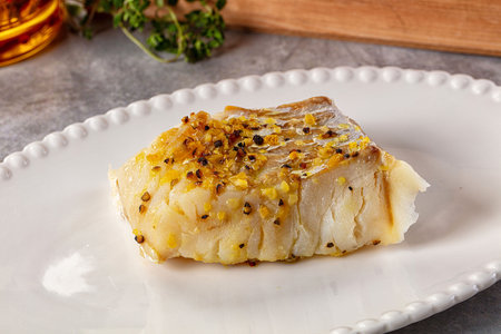 Steamed fish fillet with spices