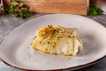 Steamed fish fillet with spices