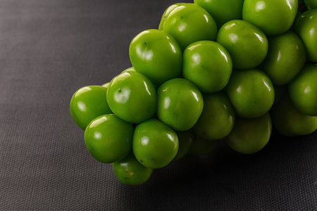 Japanese Shine Muscat big sweet grapeの写真素材