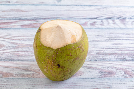 Green fresh sweet coconut for drink