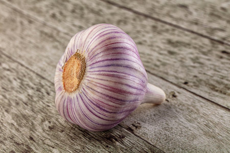 Ripe juicy aroma garlic seasoning spicesの写真素材