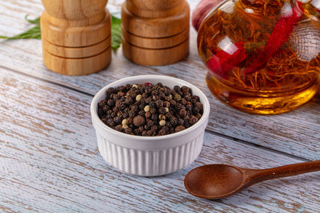 Aroma seasoning pepper corn mix for cookingの写真素材