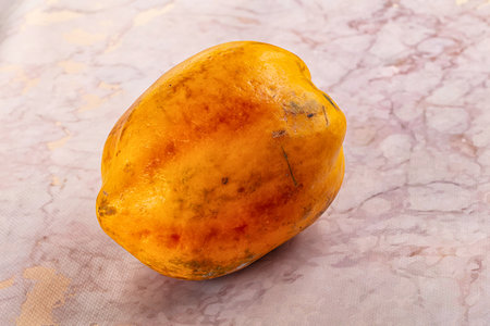 Ripe sweet fresh whole papaya fruit