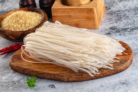 Rice raw dry pho noodles for cooking
