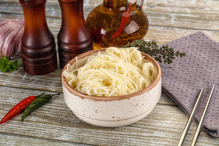 Japanese boiled wheat thin some noodles
