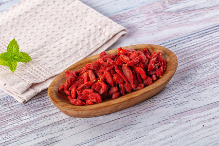 Dry Goji berries antioxidant pileの写真素材
