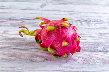 Tropical exotic sweet dragon fruit pitahayaの写真素材