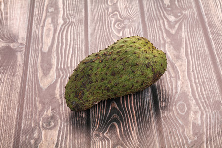 Ripe green sweet juicy soursop fruit