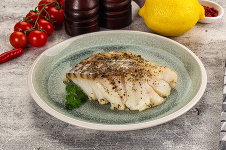 Dietary Baked fish fillet with spices